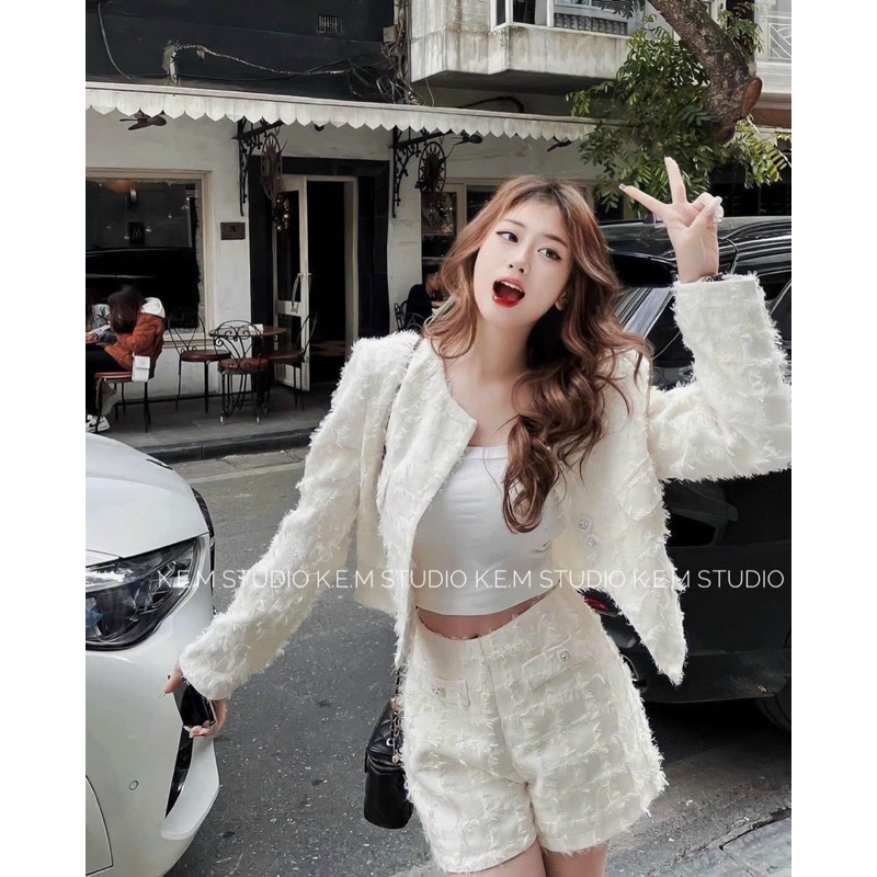 Set vải dạ ép mùng có đệm vai là lót gió cao cấp hàng loại 1 / maybecloset