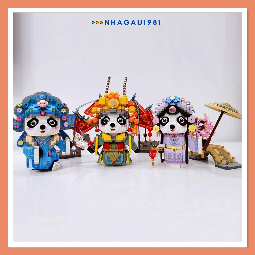 Đồ Chơi Lắp Ráp Mô Hình Nhân Vật Chính Hãng LOZ Tặng Thanh Gỡ Gạch Lắp Ráp Shop Nhagau1981