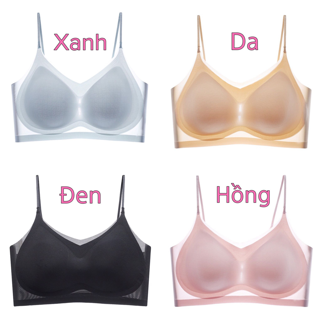 Áo bra lụa tàng hình, bra giọt nước, thoáng khí không lộ viền khi mặc váy body