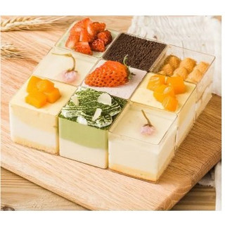Set 10-50 cốc mousse vuông 4245