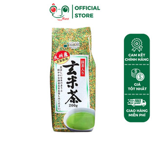 Trà xanh gạo lứt rang nhật bản kunitaro gói 200g