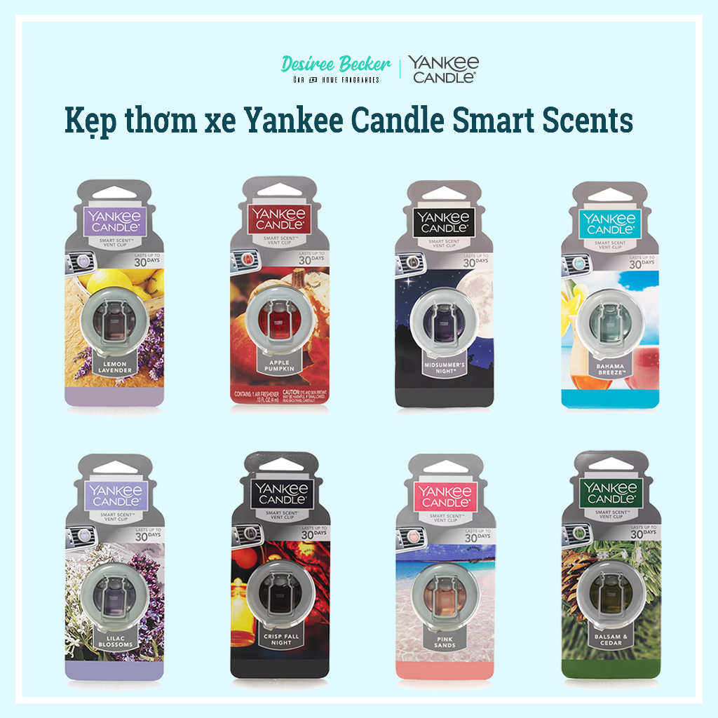 Kẹp thơm xe ô tô Yankee Candle - USA