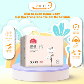 Bỉm tã quần Home Baby Nội Địa Trung Cho Trẻ Em Bé Sơ Sinh Size M42/L39/XL36/XXL33/XXXL30