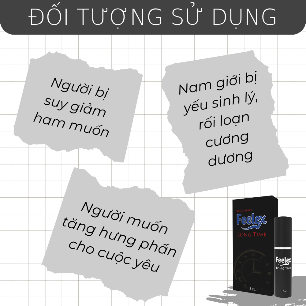 Bộ sản phẩm Feelex Long Time và khăn lau Delay Spray mát lạnh,trong suốt không mùi,hỗ trợ kéo dài thời gian quan hệ-5ml