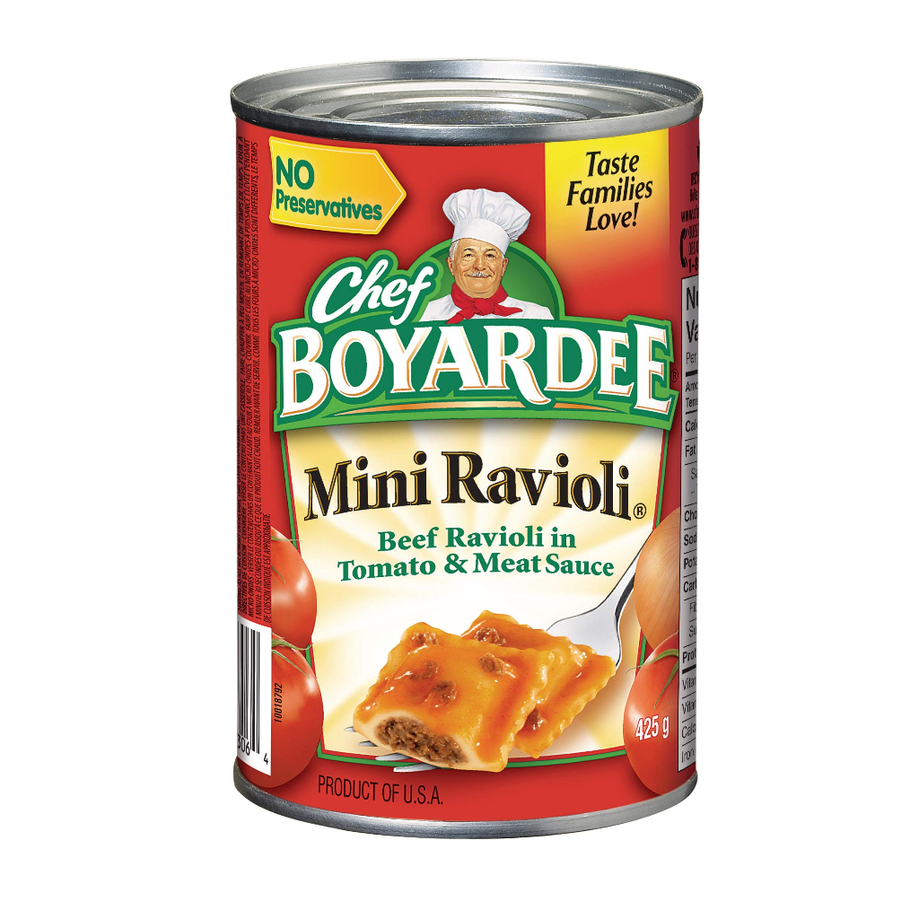 Sốt Bò Pasta Ravioli Cổ Điển 15Oz 425gr/ Chef Boyardee Beef Ravioli 15 oz/ Đầu Bếp Boyardee Thịt Bò 