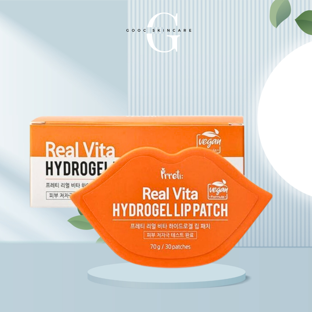 Mặt Nạ Môi Real Vita Hydrogel Lip Patch 30 Miếng