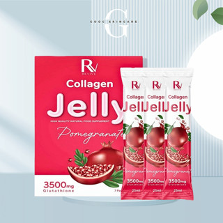 Thạch lựu trắng da revive jelly collagen - full hộp 7 tép