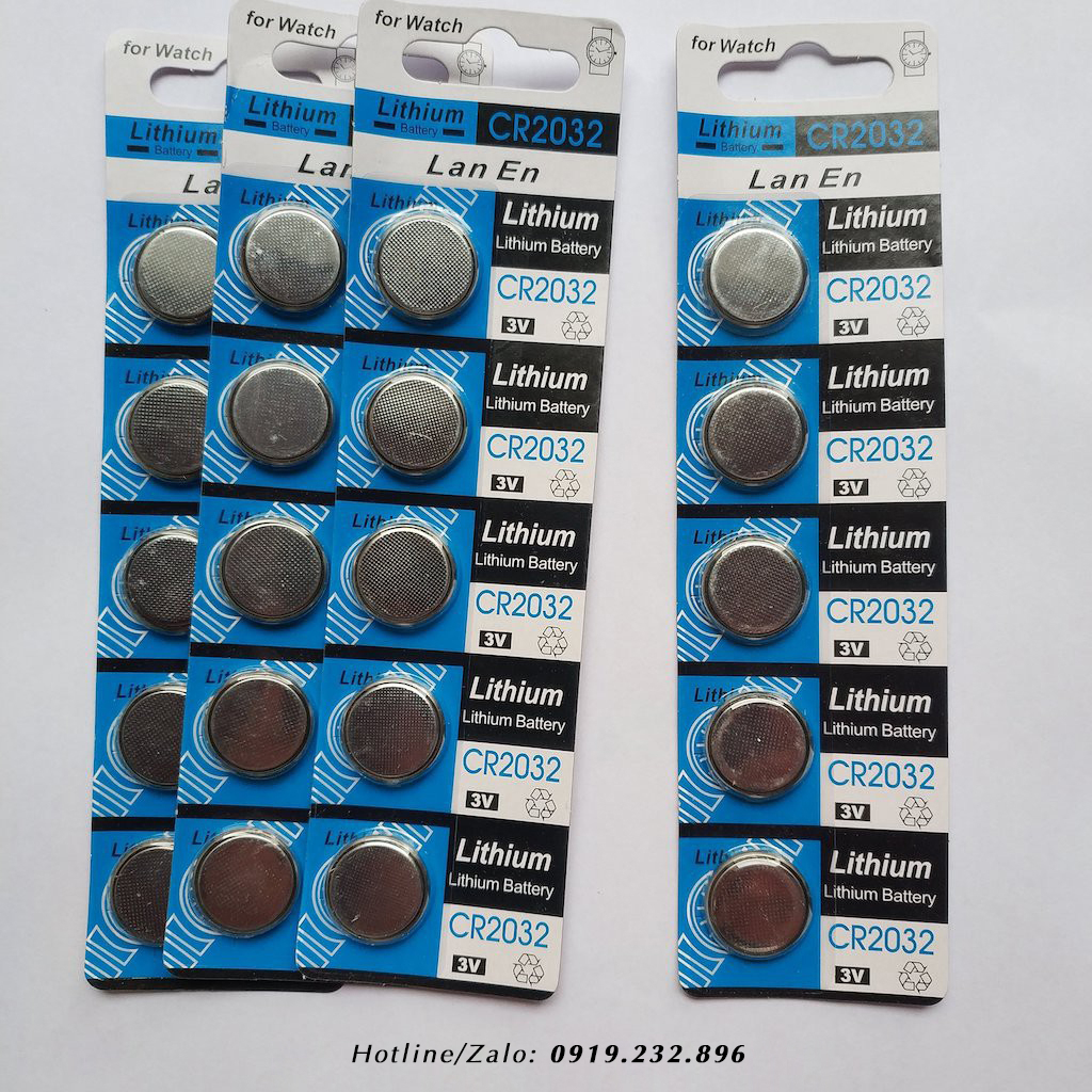 Pin CR2032 Chính Hãng Cho Máy Lên Dây, Máy Tính, Cân Điện Tử - Pin Đồng Xu CMOS Lithium 3V