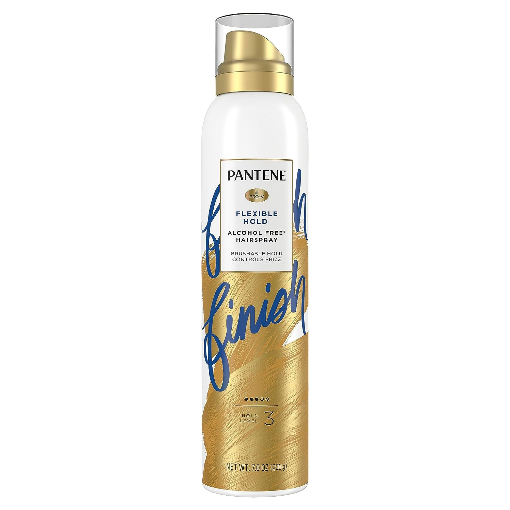 Keo xịt giữ nếp tóc không chứa cồn Pantene Pro-V Level 3 Airspray Hairspray for Smooth, Soft Finish 200g (Mỹ)