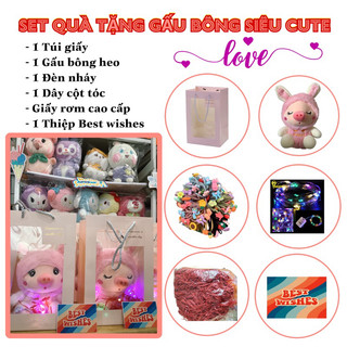 Set quà tặng gấu bông đáng yêu
