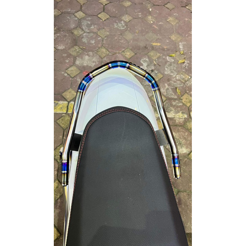 Tay sách titan hàng có chữ cho wave 50/100/100cc, Rsx, S110, Blade