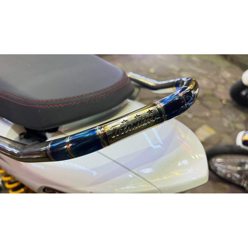 Tay sách titan hàng có chữ cho wave 50/100/100cc, Rsx, S110, Blade