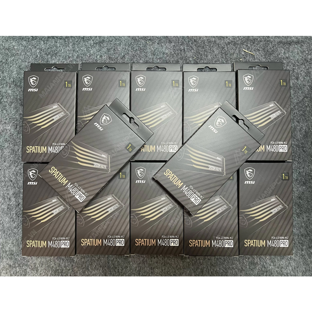 SSD 1TB MSI SPATIUM M480 PRO 1TB PCIe 4.0 NVMe M.2 Hàng chính hãng bảo hành 60th