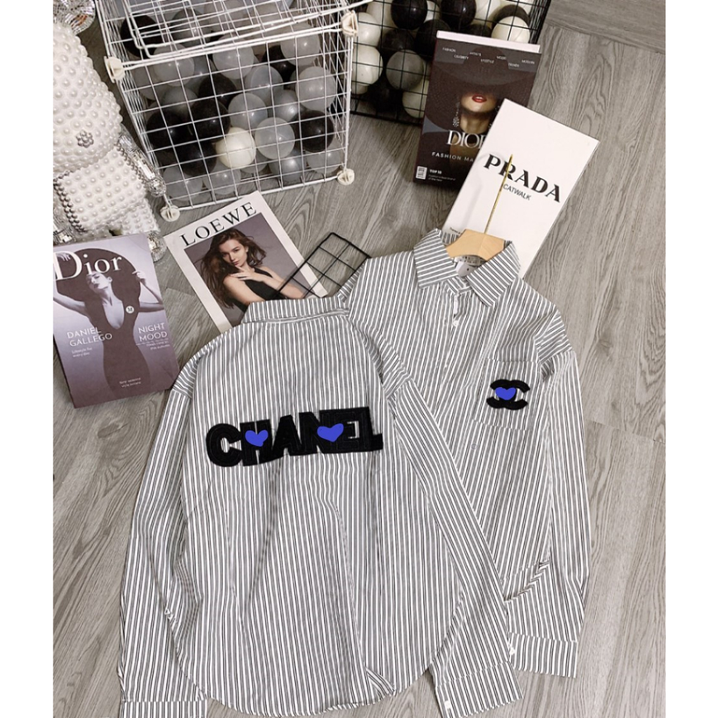 Áo sơ mi dáng oversize hàng loại 1