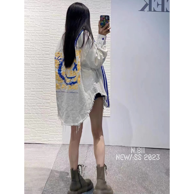 Sơ mi jean bò hottrend