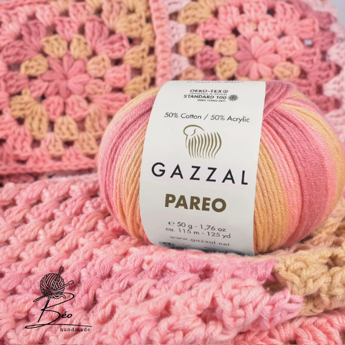 Cuộn len 50% cotton Gazzal Pareo