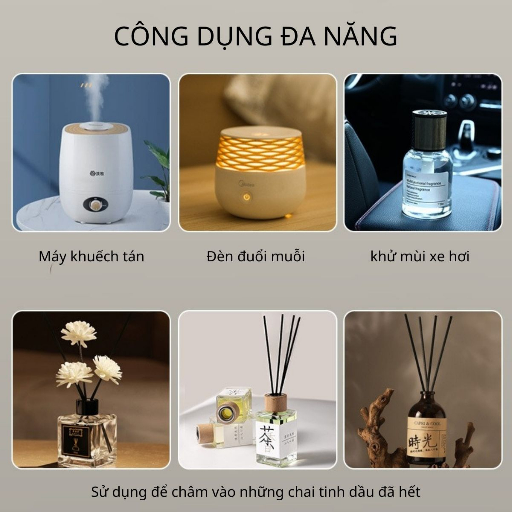 Tinh Dầu Thơm Phòng Chai Lớn Bổ Sung 260ml Tinh dầu thơm thiên nhiên