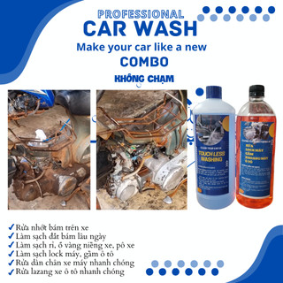 Combo dung dịch rửa xe không chạm