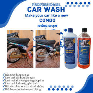 Combo dung dịch rửa xe không chạm