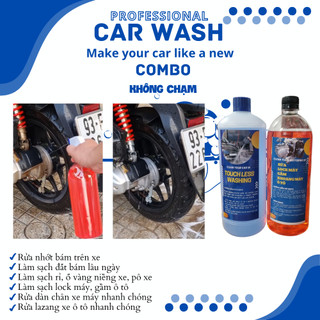 Combo dung dịch rửa xe không chạm