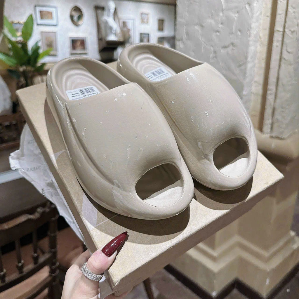 Dép bánh mì nữ nam Vesel bản bóng siêu phẩm fullbox - Dép nam nữ cool ngầu và trendy