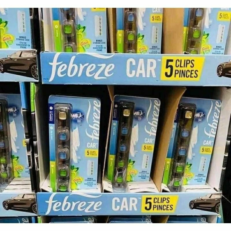 Nước Hoa Ôtô Febreze Cao Cấp Kẹp Cửa Gió Điều Hoà Xe Hơi