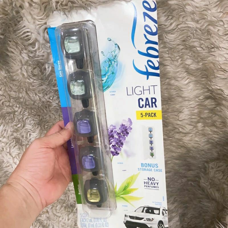 Nước Hoa Ôtô Febreze Cao Cấp Kẹp Cửa Gió Điều Hoà Xe Hơi