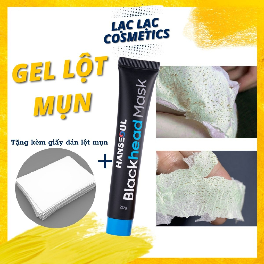 Gel lột mụn mũi Blackhead Mask loại bỏ mụn cám, mụn đầu đen hiệu quả, 20g
