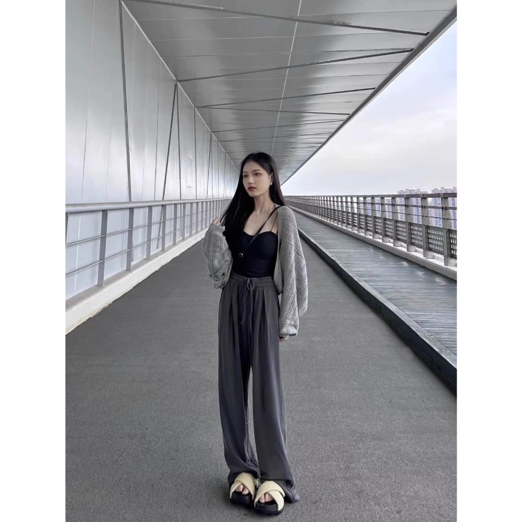 Áo Khoác Len Cardigan, Áo Len Cardigan Lưới Xương Cá Phom Ngắn Dáng Rộng Trẻ Trung Năng Động Cá Tính | Vui Vẻ Shop