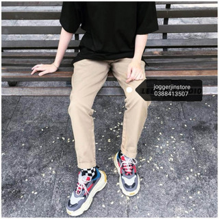 Quần Baggy Kaki Nam Nữ Basic Unisex
