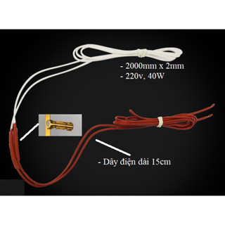 Dây nhiệt Carbon thay thế cho máy ấp trứng dây Carbon độ bền 5 năm tiết kiệm điện dây tạo nhiệt carbon