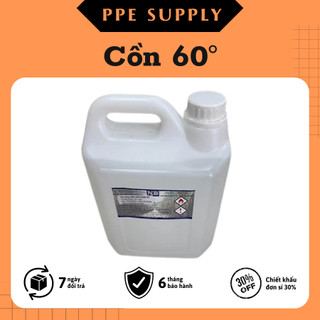 Cồn 60 Độ Rửa Tay - sát khuẩn can 5 lít