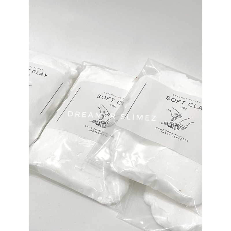 ĐẤT SÉT TRẮNG SUPER CLAY TẠO HÌNH TỰ KHÔ - SOFT PAPER CLAY NẶN HÌNH THỦ CÔNG