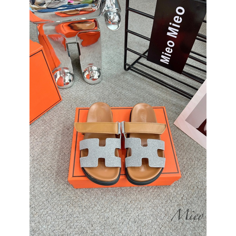 Dép lê H quai dán pha màu