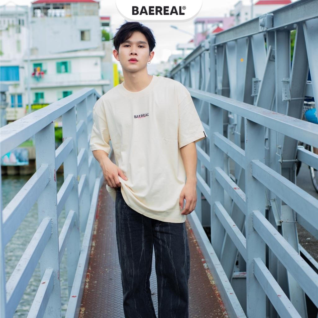 Áo thun unisex form oversize cotton 250gsm BAEREAL co giãn thoáng mát ATBR020