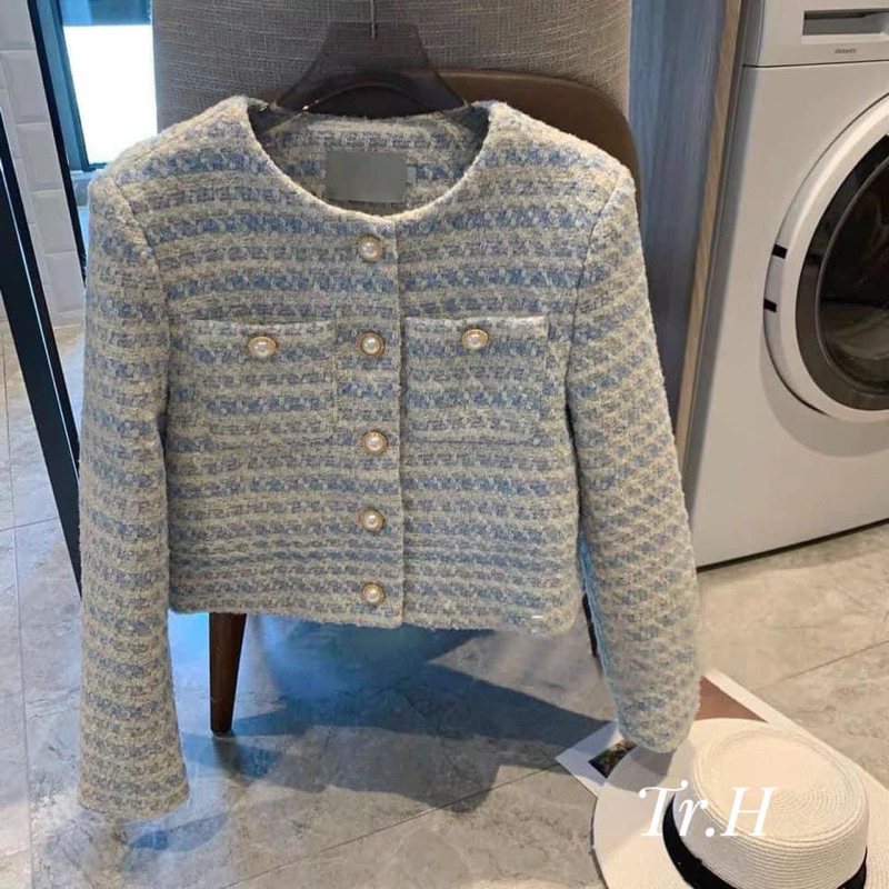 Áo Khoác Dạ Khuy Ngọc Chang Moon