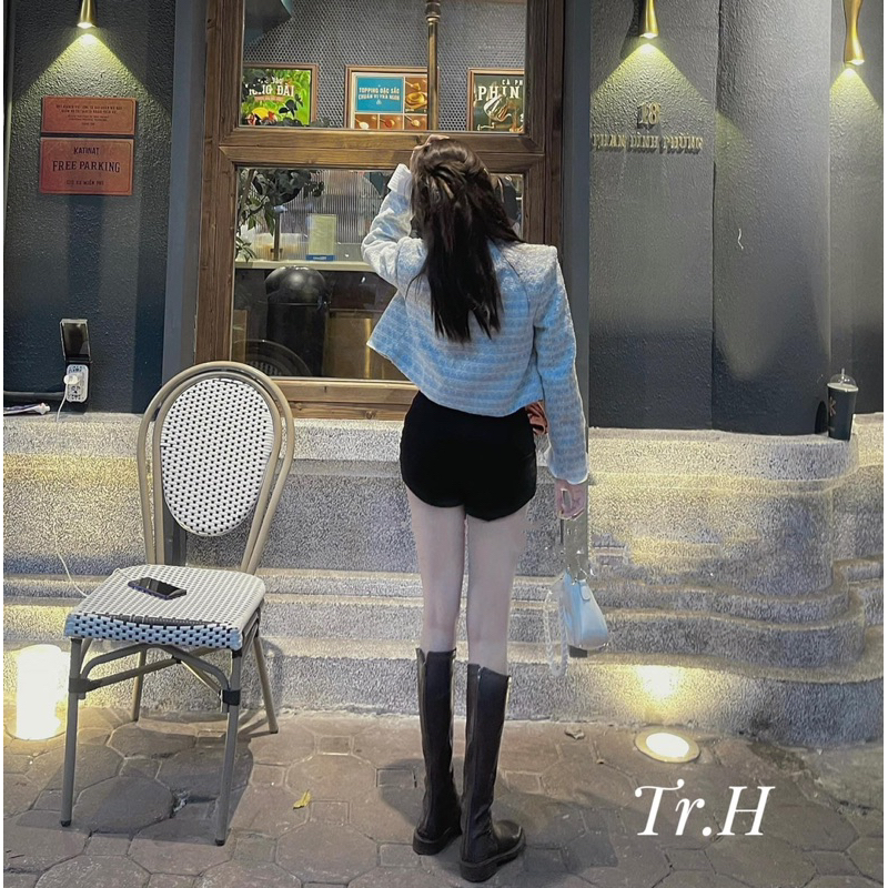 Áo Khoác Dạ Khuy Ngọc Chang Moon