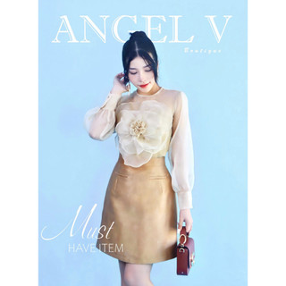 Set áo hoa 3d thiết kế cao cấp - Angel V
