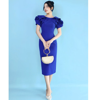 Đầm tay hoa thanh lịch cao cấp - Angel V