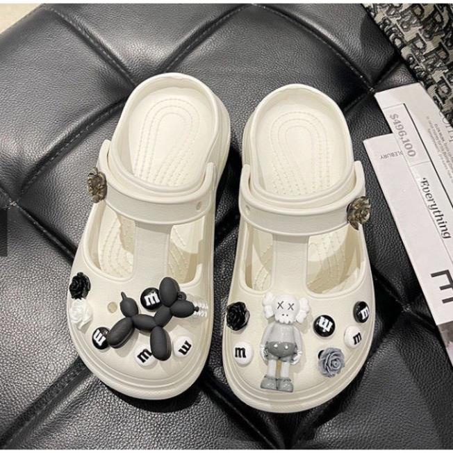 Dép Cross Sandal Đế Dày Siêu Nhẹ Tặng Kèm Bộ Hình Gắn Kaws Và Chó Siêu Xinh - Brown’s 1999 Store