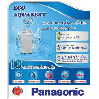 Tem dán máy giặt Panasonic -Eco