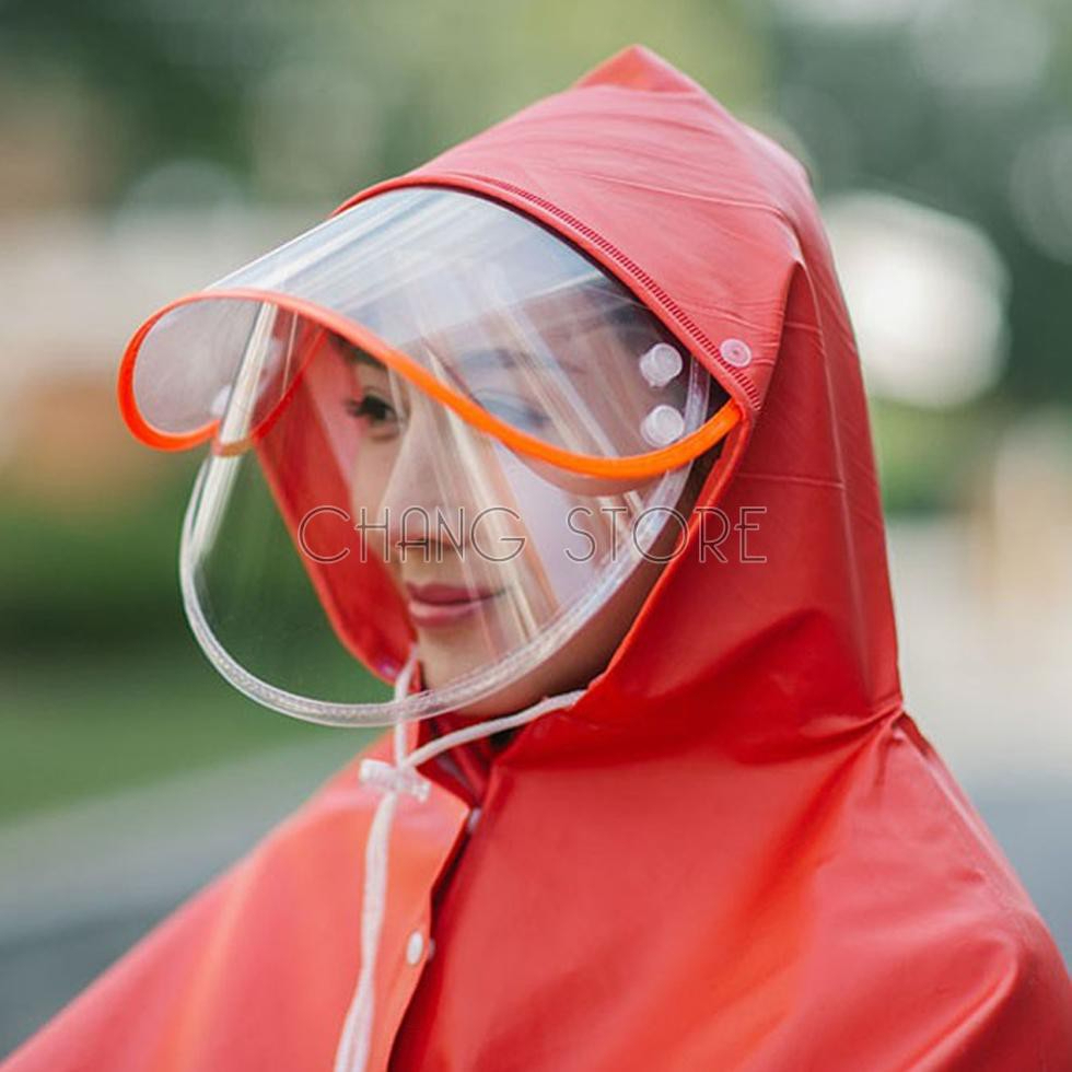 Áo Mưa Cánh Dơi 1 Đầu, 2 Đầu Phản Quang Loại Dày, Có Kính Che Mặt, Áo Mưa Vải Dù Ép PVC Chống Rách Siêu Dai, Siêu Bền