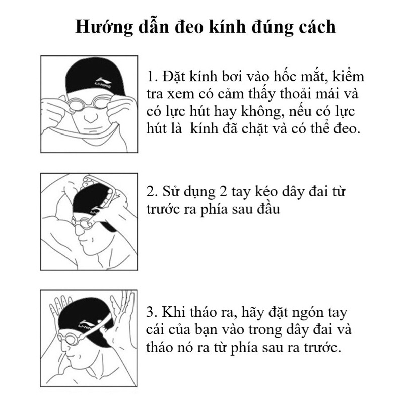 Kính bơi cận người lớn Yuke SA16
