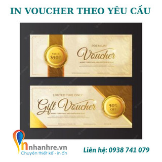 Voucher khuyến mãi in theo yêu cầu, in 2000 - 5000 phiếu khuyến mãi thiết kế bắt mắt giá rẻ và chất lượng - INNHANHRE.VN