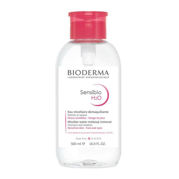 Nước tẩy trang nắp nhấn Bioderma H2O - 500ml