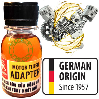Dung dịch súc rửa động cơ xe máy trước khi thay nhớt mới - wolver motor flush adapter 50ml