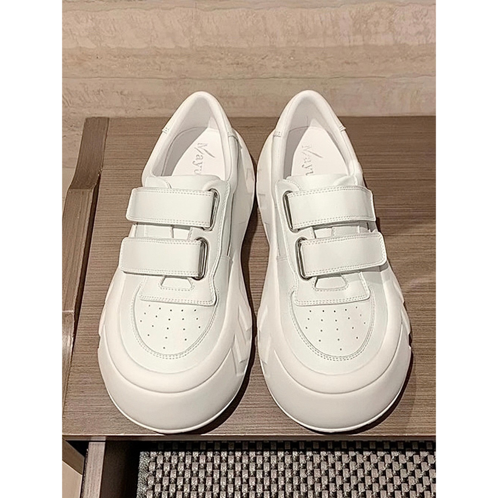 Giày bánh mì quai dán 5 phân YIMI Giày bánh mì thể thao cá tính