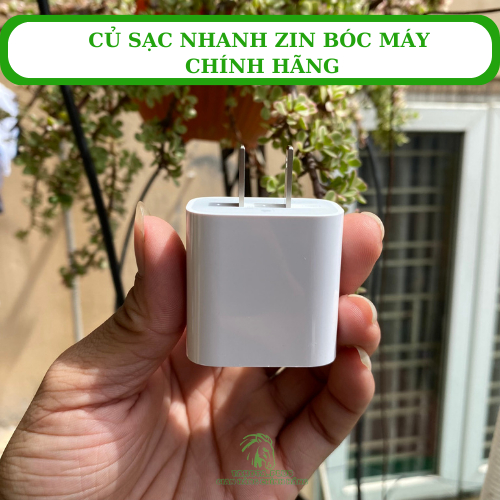 Combo củ cáp sạc PD 20-W siêu nhanh chuẩn zin bóc máy chính hãng nhà TAHOTA dùng cho các đời IP 8 trở lên
