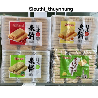  Bánh Gạo Đài Loan Vetrue Vị Phô Mai Trứng Muối Rau Củ 320G 