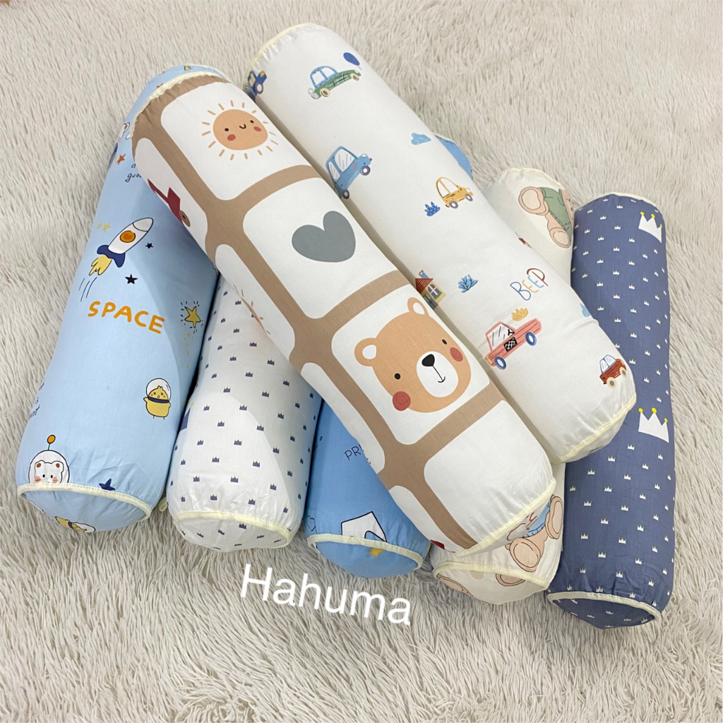 Gối ôm cho bé vỏ cotton tháo rời dài 60cm
